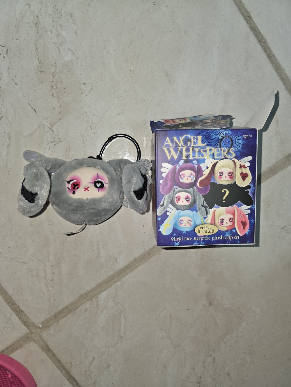 Angel Whispers Vinyl Face Collectibles Surprise Plush Clip-On